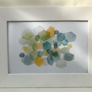 Framed Geometric Art Print